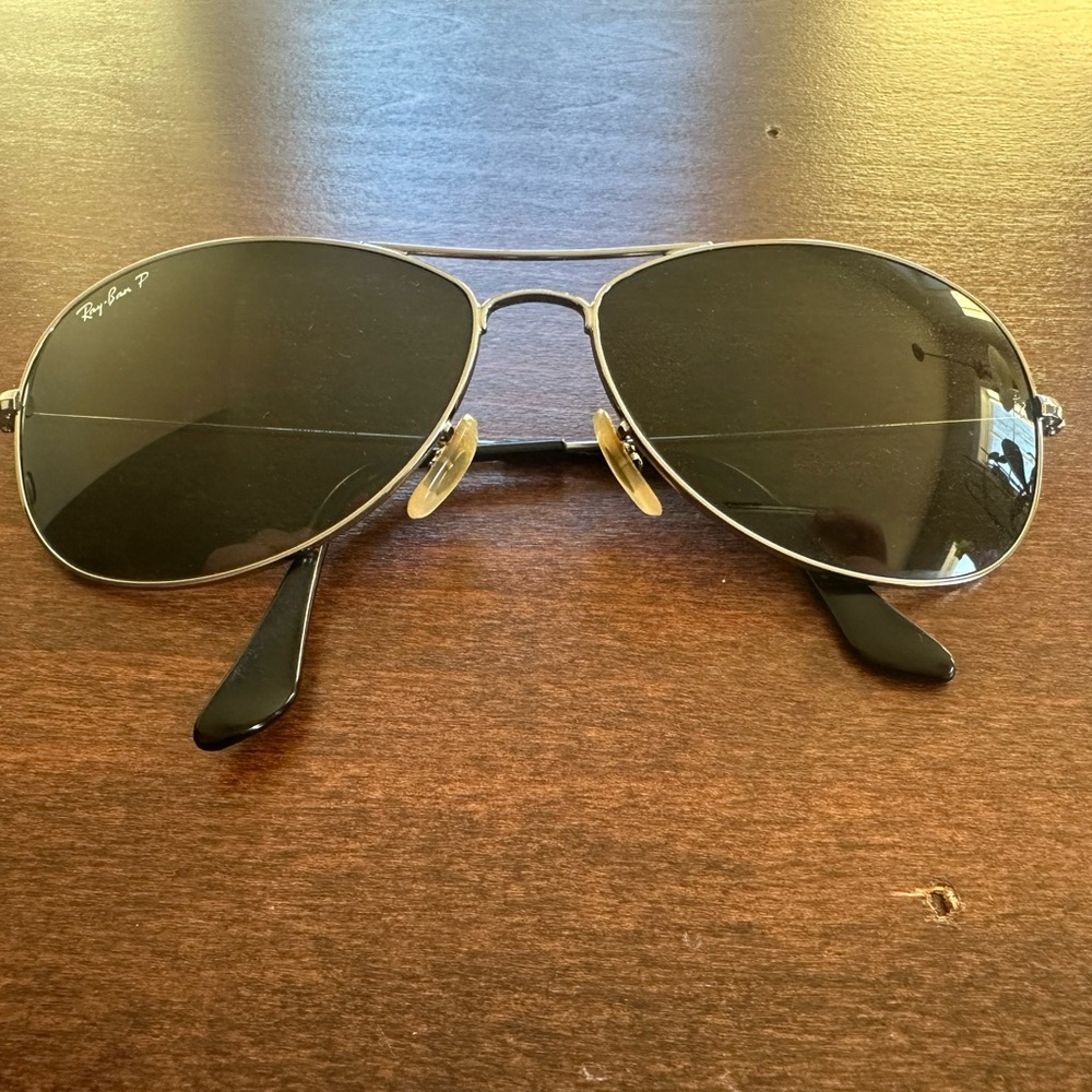 Ray-Ban polarized aviator sunglasses
